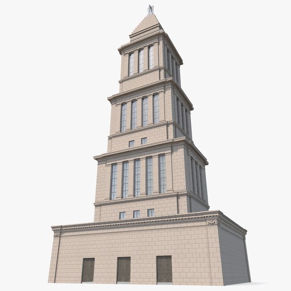 3D masonic memorial tower - TurboSquid 1451829