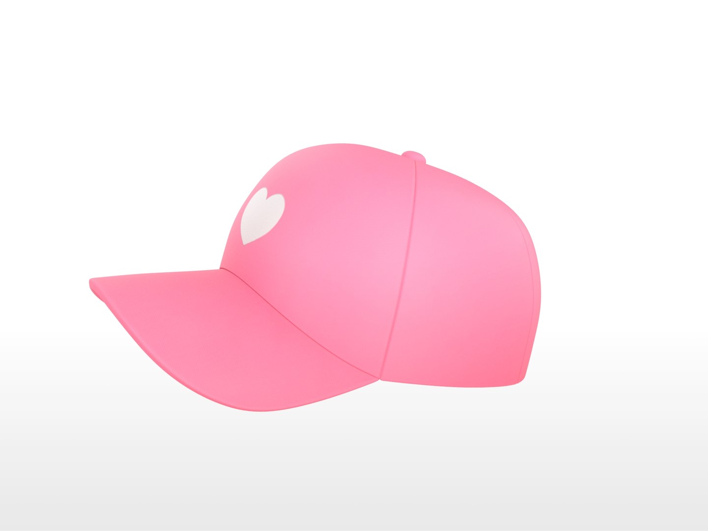 Pink Heart Cap 3D - TurboSquid 2120404