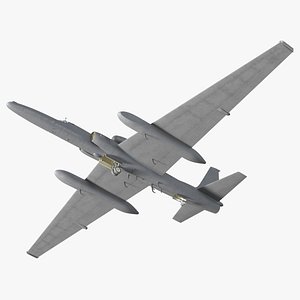 High Altitude Surveillance Aircraft Grey 3D model