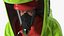 Tuta protettiva per agenti chimici resistente Squat Pose Green
