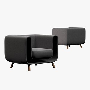 Lounge chair 4 3D model