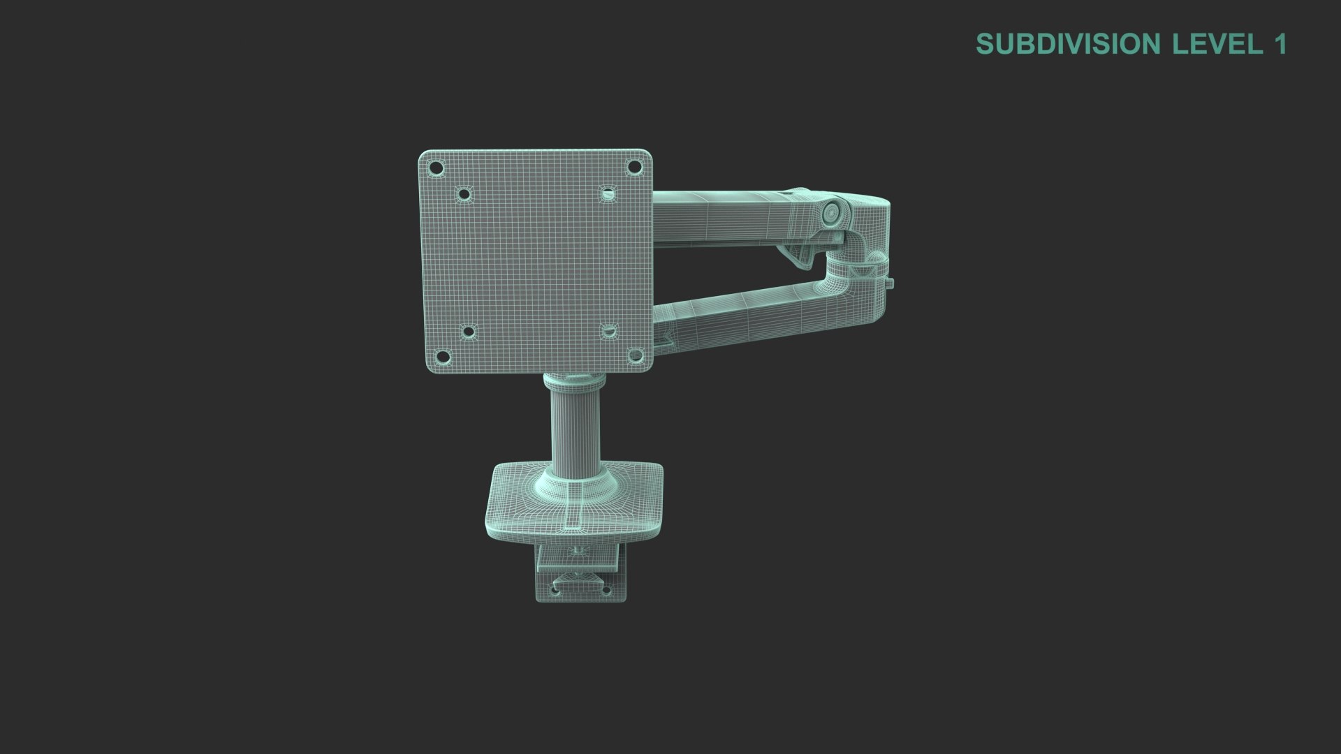 Monitor Arm 3D Model - TurboSquid 1891569