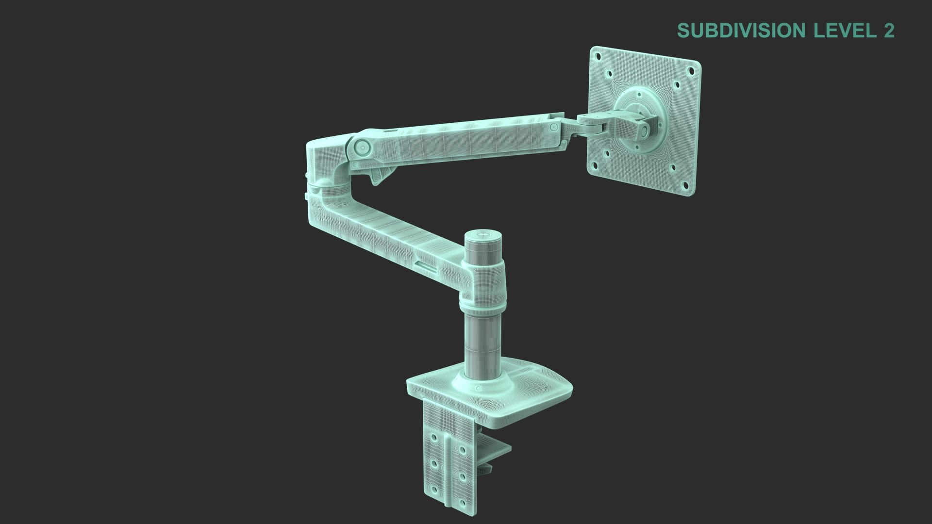Monitor Arm 3D Model - TurboSquid 1891569