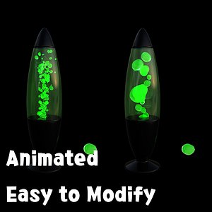 3d model lava lamp