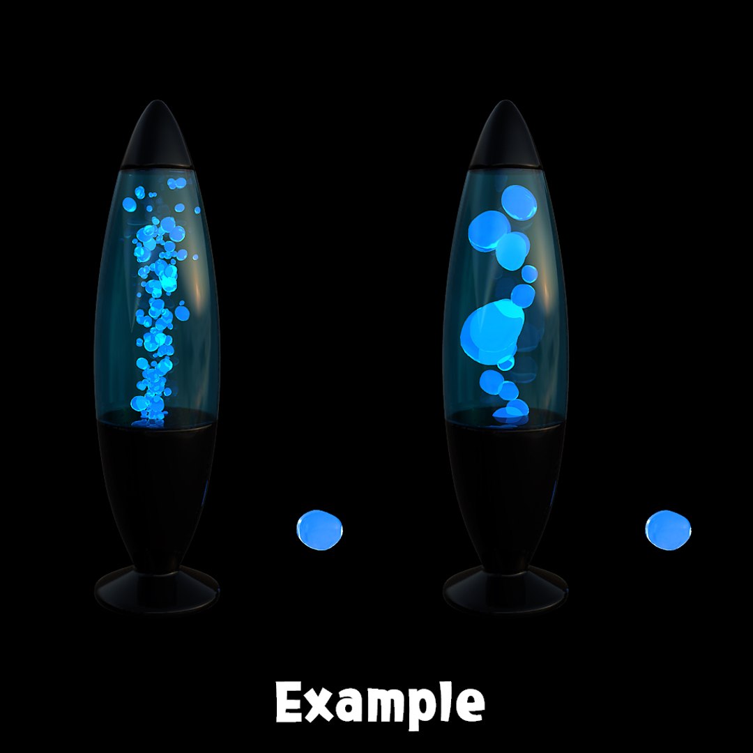 3d model lava lamp