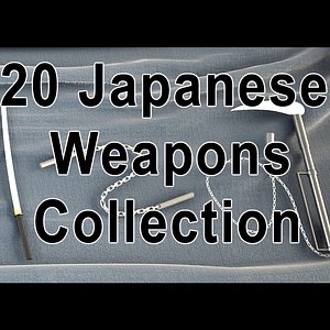 3d 20 japanese weapons model