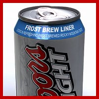 Coors Light Beer Can - 33cl