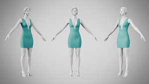 Dress 34 Dark Cyan