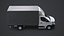 Renault Master 2025 Curtain  Box Truck 3D Model model