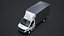 Renault Master 2025 Curtain  Box Truck 3D Model model