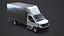 Renault Master 2025 Curtain  Box Truck 3D Model model