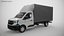 Renault Master 2025 Curtain  Box Truck 3D Model model