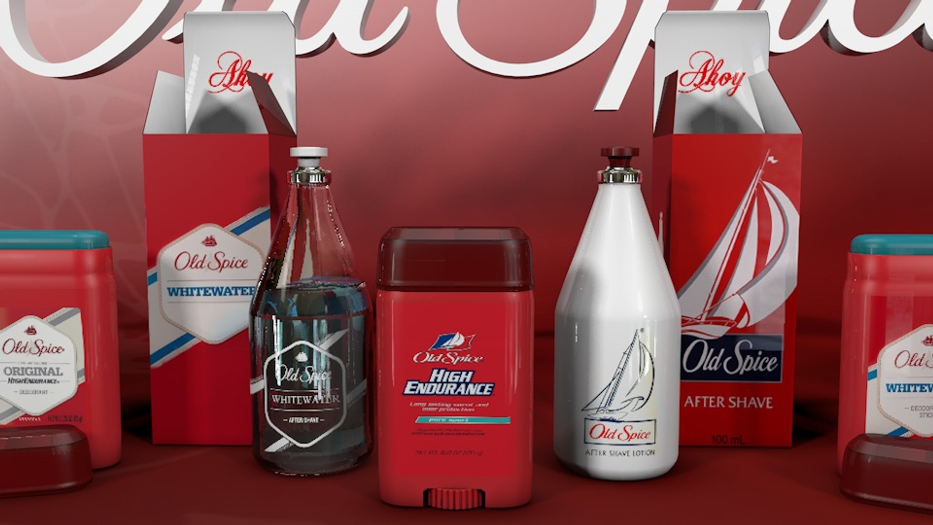 Old Spice 3d Model
