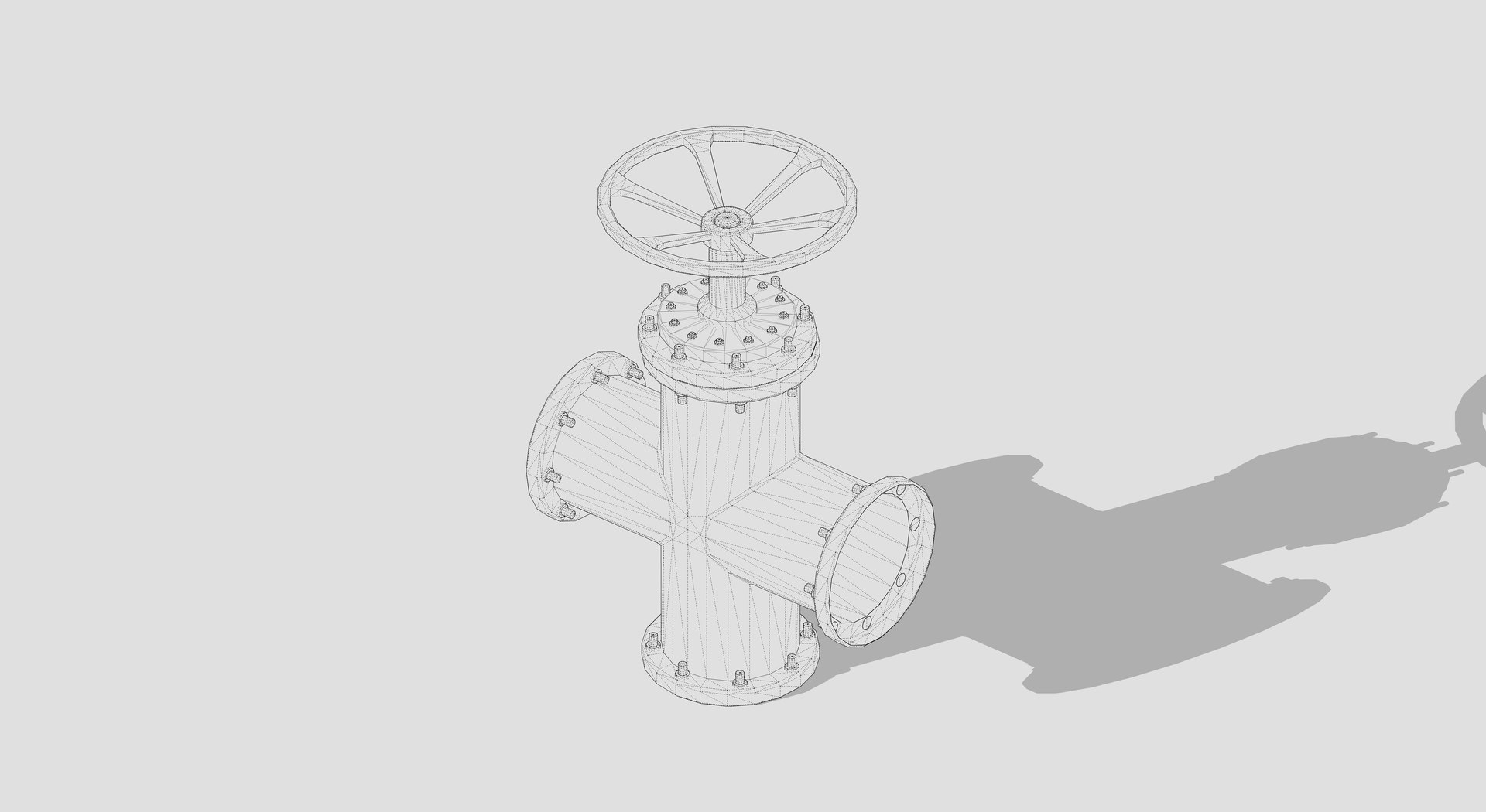 Industrial Pipe Valve Model - TurboSquid 2387943