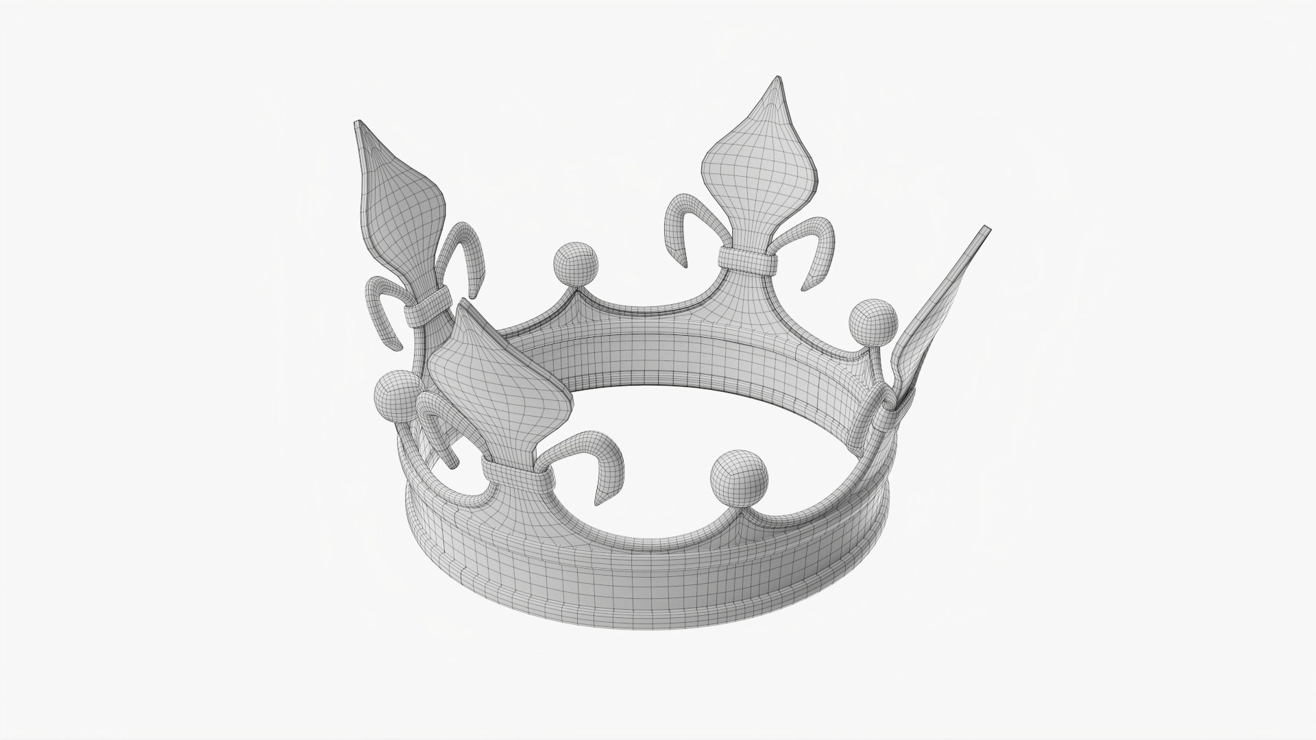 Royal coronation gold crown 03 model - TurboSquid 1777176