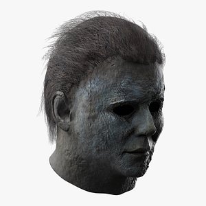 Damaged Michael Myers Horror Mask Gray