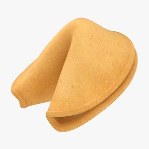 3D fortune cookie model