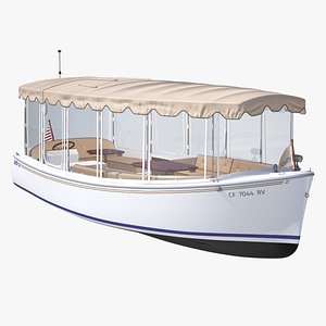 electric boat duffy 22 3D model