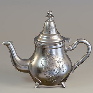 3D teapot moroccan