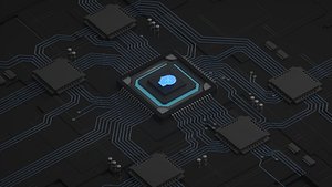 C4D Octane CPU chip core capacitance Scifi Circuit board 20 model