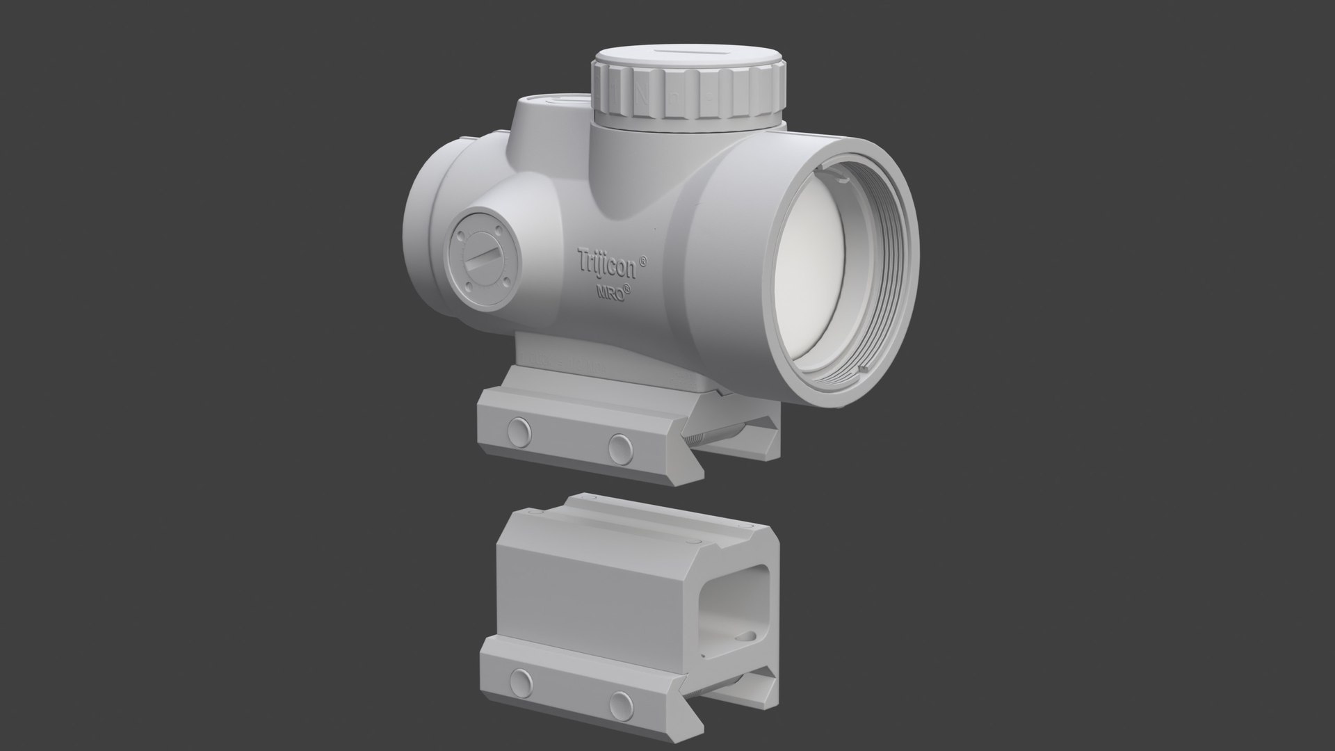 Trijicon MRO red dot sight 3D model https://p.turbosquid.com/ts-thumb/8o/HLilWy/PK/preview100/jpg/1775249116/1920x1080/fit_q87/ba46b4313a2d1629b15e0f946b7efff5f2487b8c/preview100.jpg