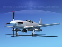 North American P-51B Mustang Bare Metal