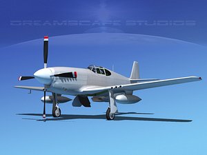 North American P-51B Mustang Bare Metal