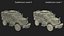 Armored Fighting Vehicle Green Rigged