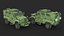 Armored Fighting Vehicle Green Rigged