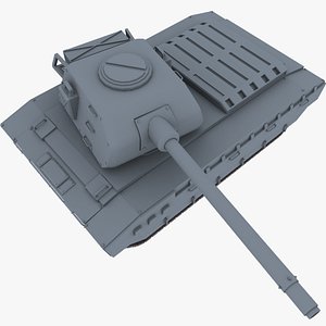 Pose-able Russian Tank