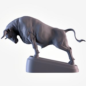 3D Bull Fight model