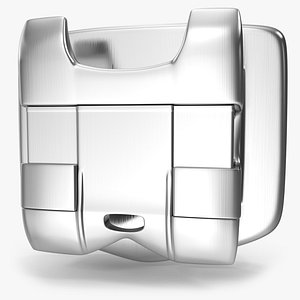 Self Ligating Dental Braces Bracket V05 3D model