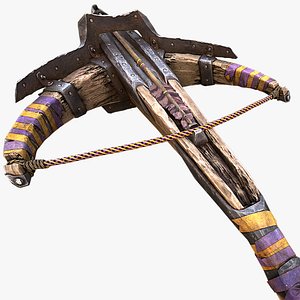 3D Medieval Crossbow Tournament Fair Weapon