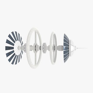 3D spacestation model