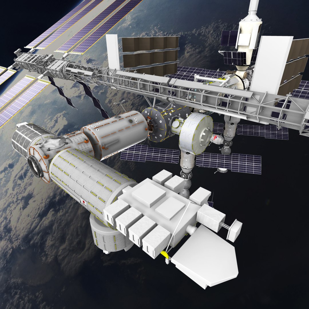 3d Model International Space Station