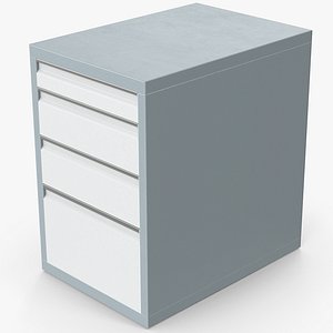 3D Metal Cabinet  Toolbox model