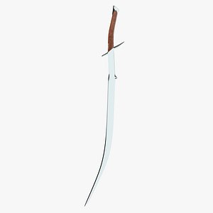 3D Medieval Sword L1783