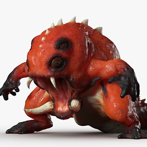 Lizard Demon 3D model