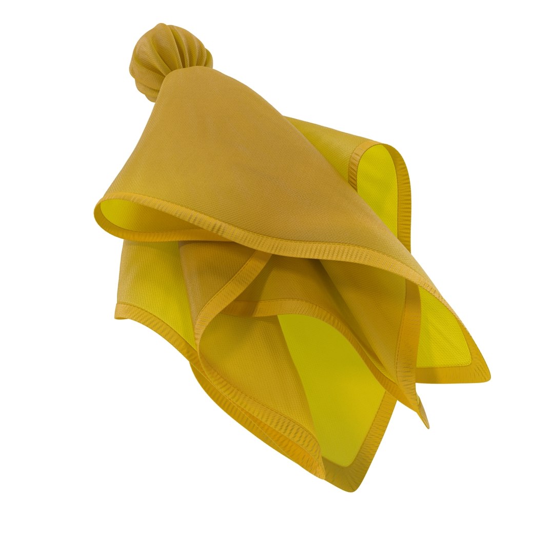 Football Penalty Flag Yellow 3 3D Model ~ 3D Model #90655642