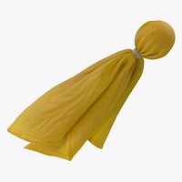 Football Penalty Flag Yellow 5 3D Model