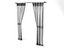 Rideaux en lin gris clair