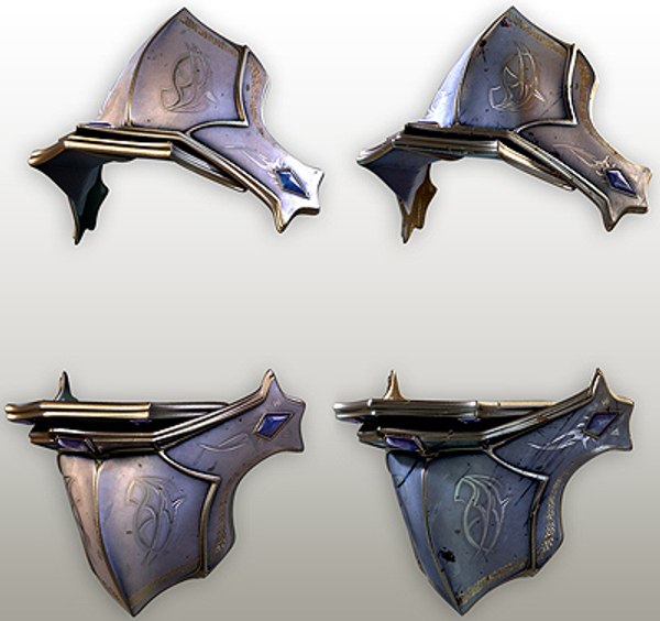 3d model fantasy knight tools armor