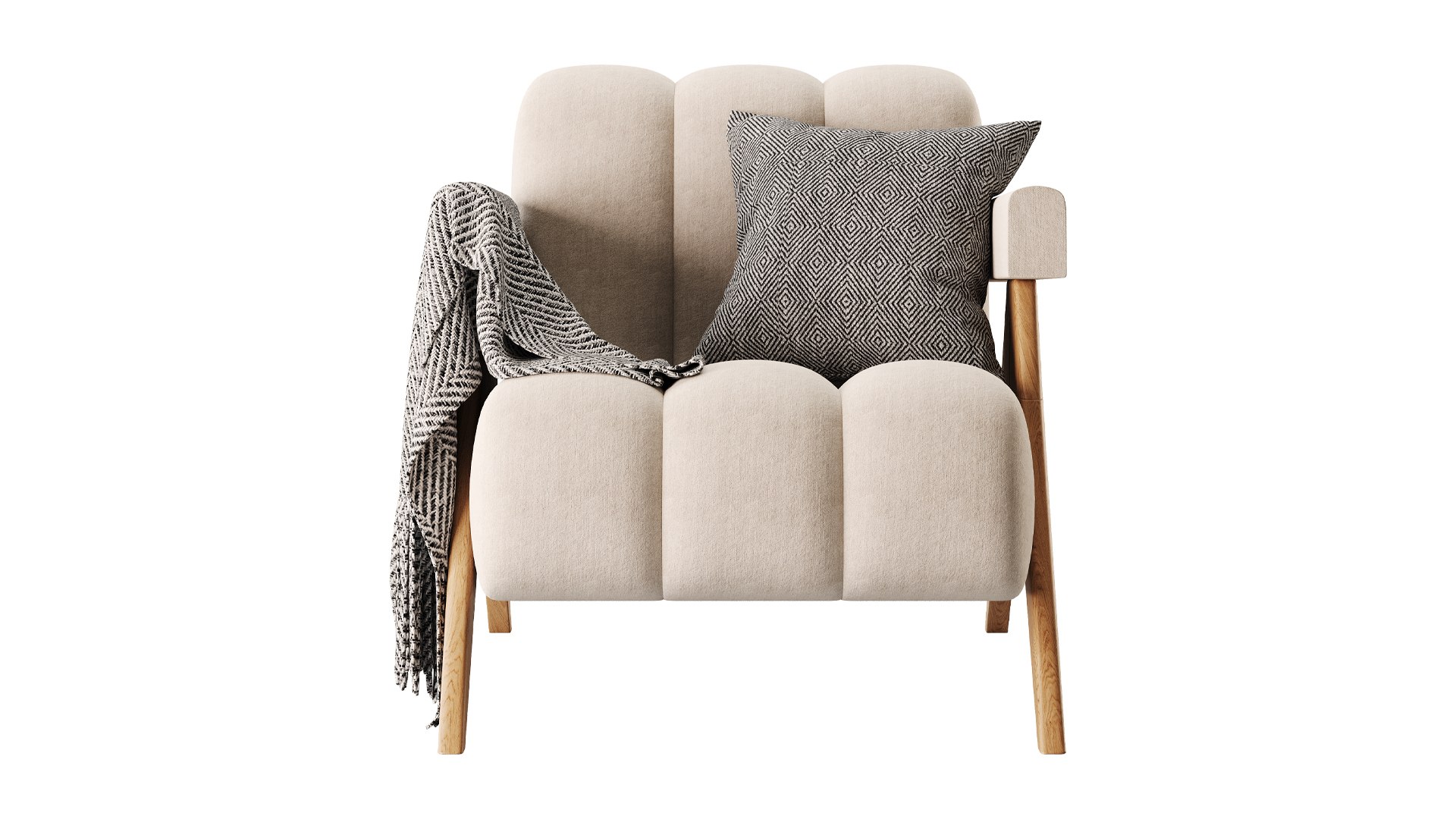 3D Model Abstract Arm Chair - TurboSquid 2316142
