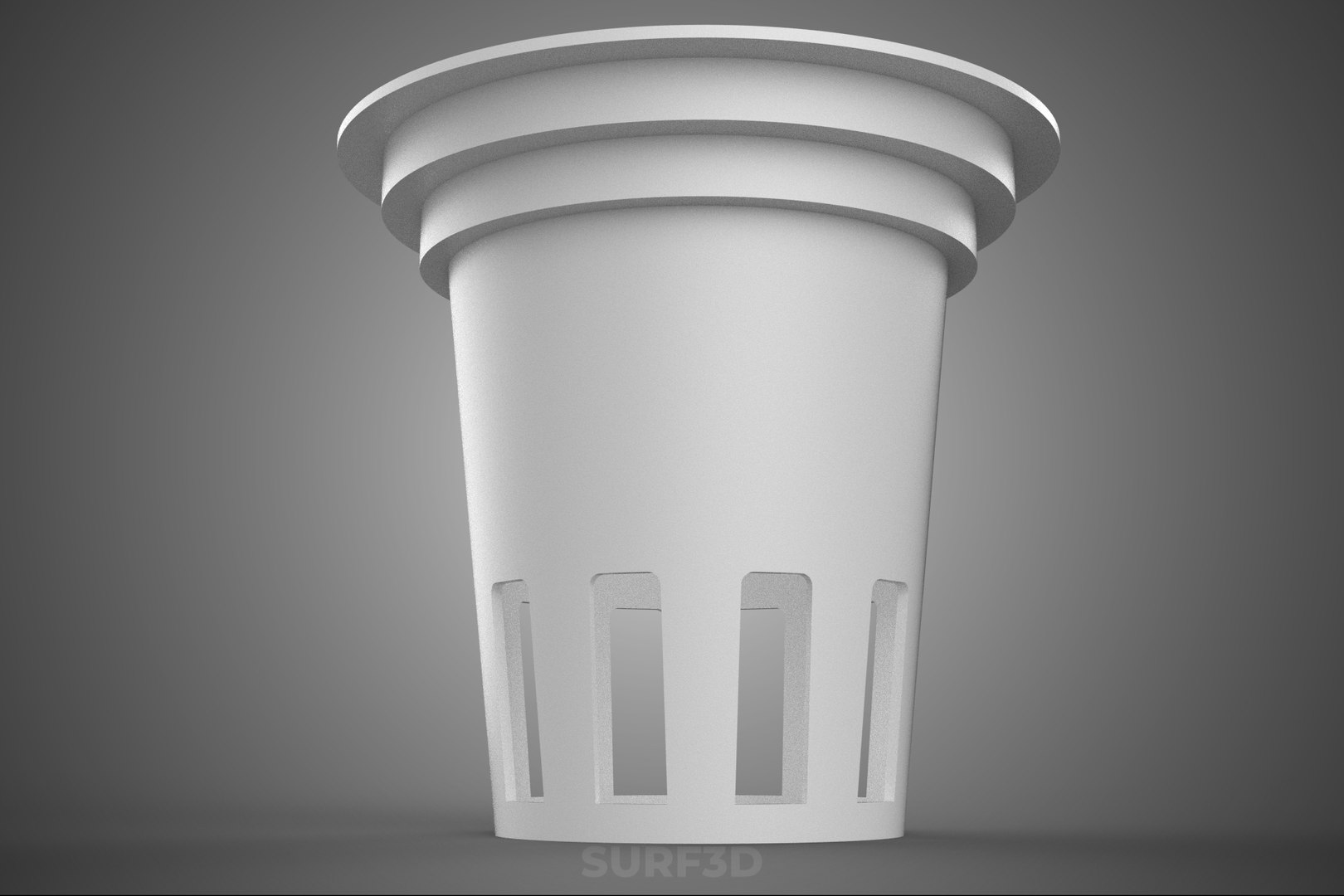 NETPOT NETCUP ROOT DRAINAGE INDOOR BASKET PLANT DUTCH BUCKET POT 3D ...