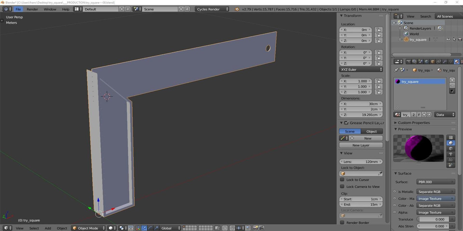 3D Try Square - TurboSquid 1541385