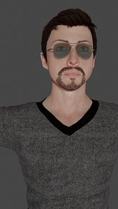 Man Soldier 01 Low-poly Ready for games