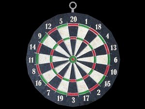 dartboard dart board 3D