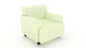 3D Single Sofa model