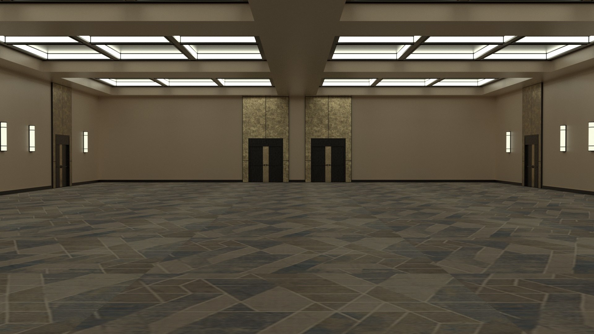 Ballroom 14 Model - TurboSquid 2180721