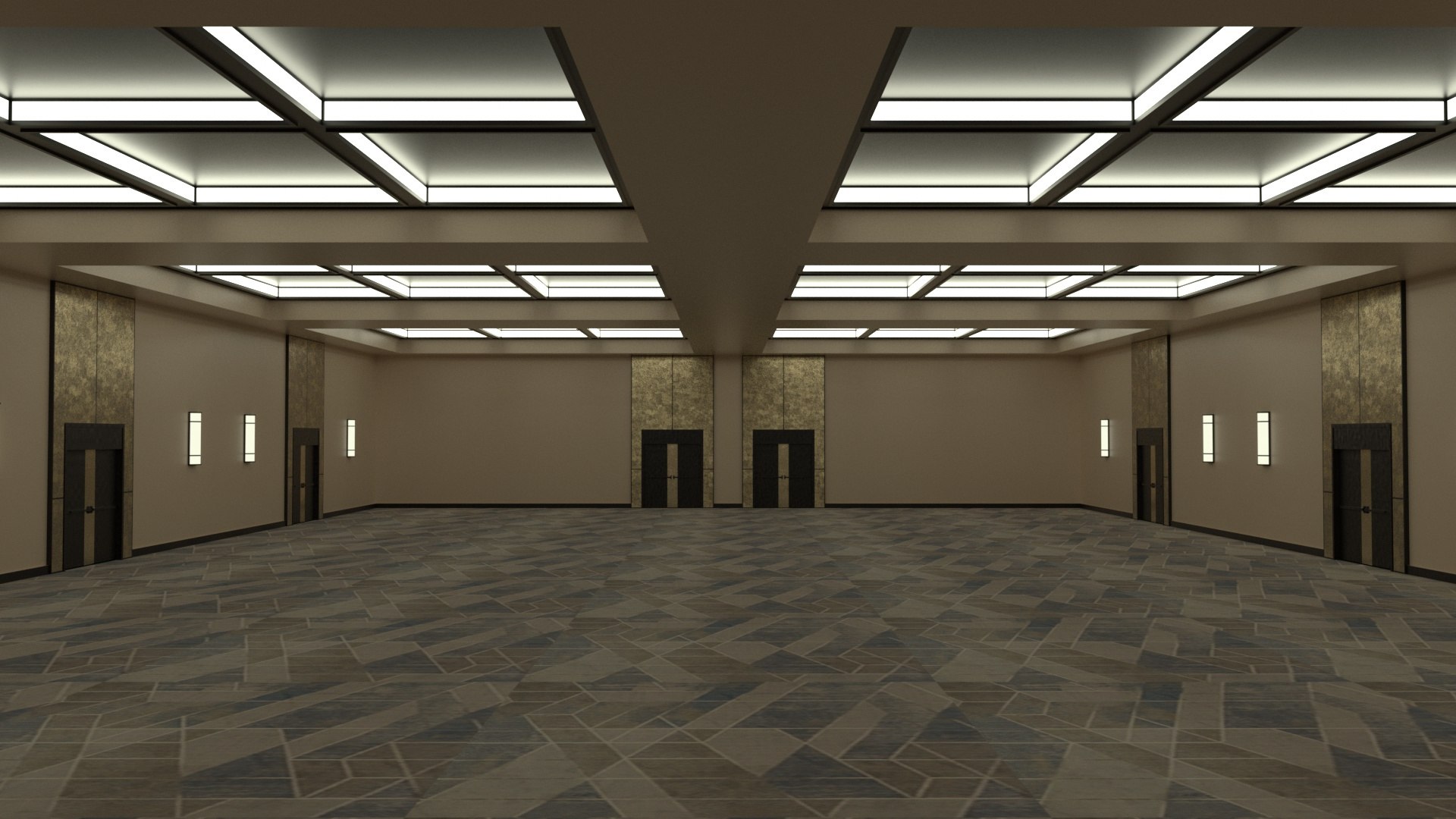 Ballroom 14 Model - TurboSquid 2180721